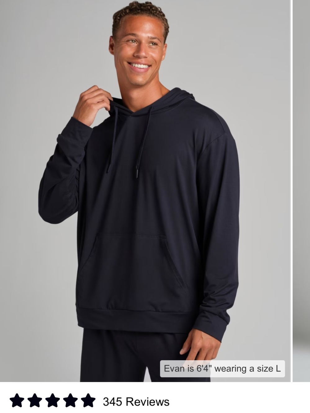 New COMFRT AllDayJersey Unisex Black Hoodie. Cozy and butter soft